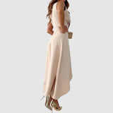 Valerie - Vestido envelope elegante com decote em V