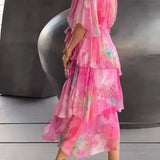 Cassia – Vestido elegante em chiffon