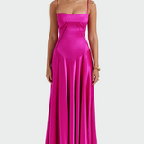 Vítězslava – Vestido de Satim Feminino