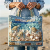 Bolso Artesanal Acolchado - Tartarugas Marinhas