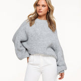 Pullover de Lã Cinza - Trui