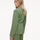 Blazer Verde Luxuoso Ajustado