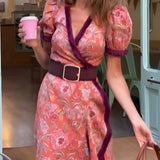 Rosalie™ | Vestido elegante com estampado romântico