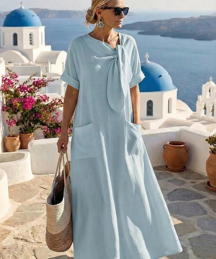 Fleur™ Vestido Elegante com Bolsos