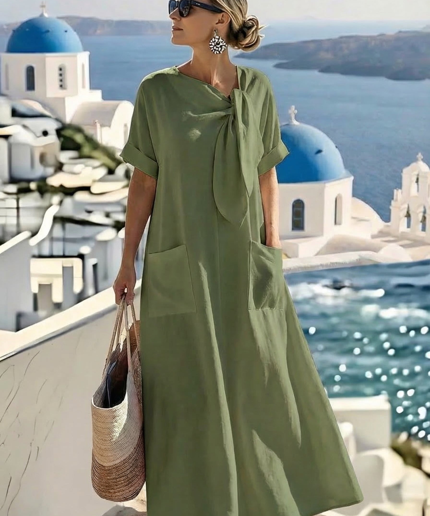 Patrícia - Vestido Mediterrânico