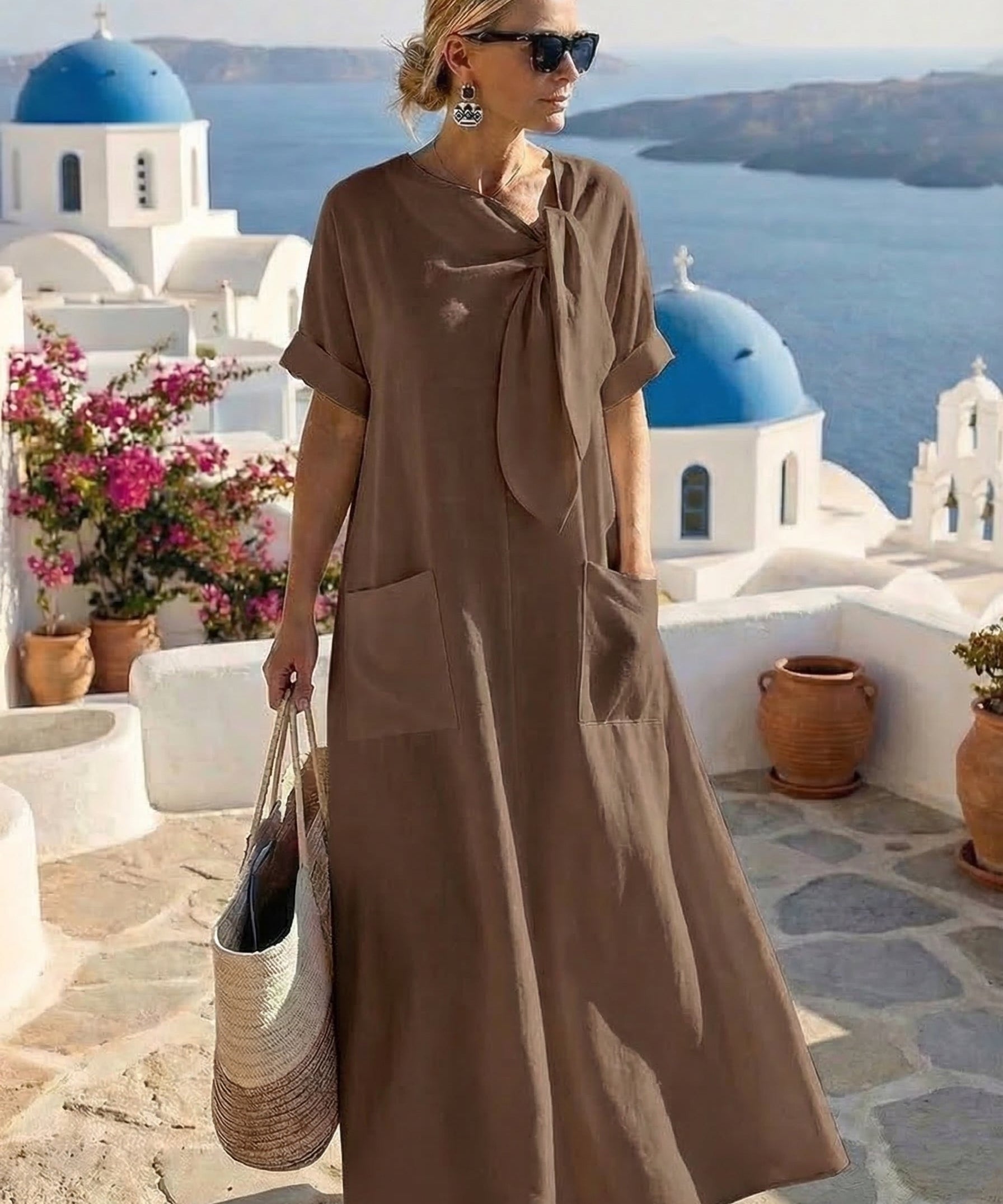 Patrícia - Vestido Mediterrânico