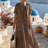 Fleur™ Vestido Elegante com Bolsos
