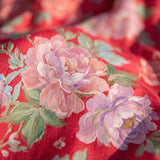 Minelda – Vestido florido com decote em V