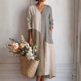 Emma™ | Vestido de Riscas Elegante