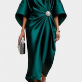 Dubravka - Vestido Cetim Elegante