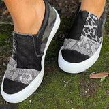 Mocassins Lona Leopardo Mulher | Estampado Animal Verão