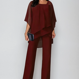 Mariella™ Conjunto de Duas Peças com Camadas