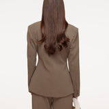 Blazer Khaki Luxe Ajustado