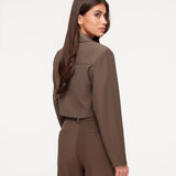 Jas Cropped Khaki Studio