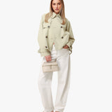 Casaco Trench Bomber Khaki Claro - Jas
