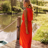 Leona™ | Elegante vestido midi de verão