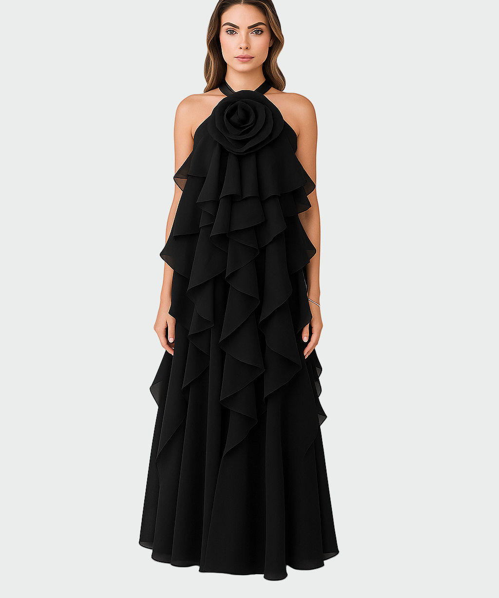 Květoslava - Vestido Maxi Luxuoso