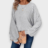 Nala | Blusa de Manga Longa Elegância Relaxada