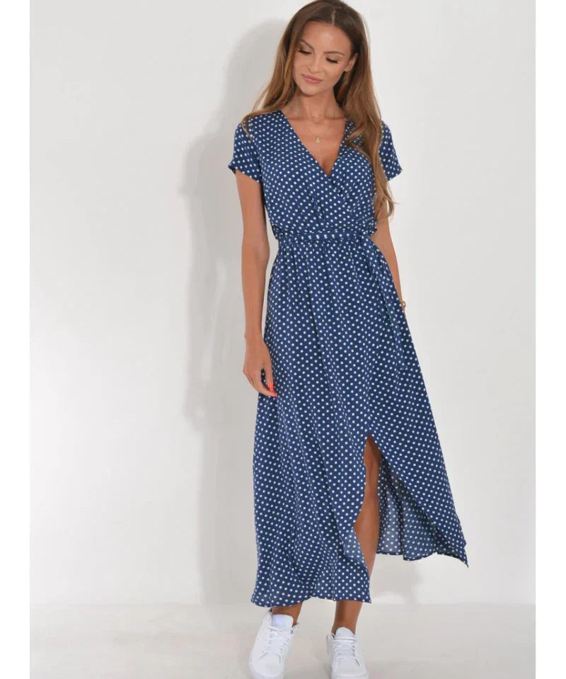 Sabrina™ | Vestido elegante com decote em V modelador