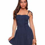 Corset Marinho Petite - Vestido