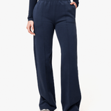 Calças de Jogging Navy com Pernas Largas