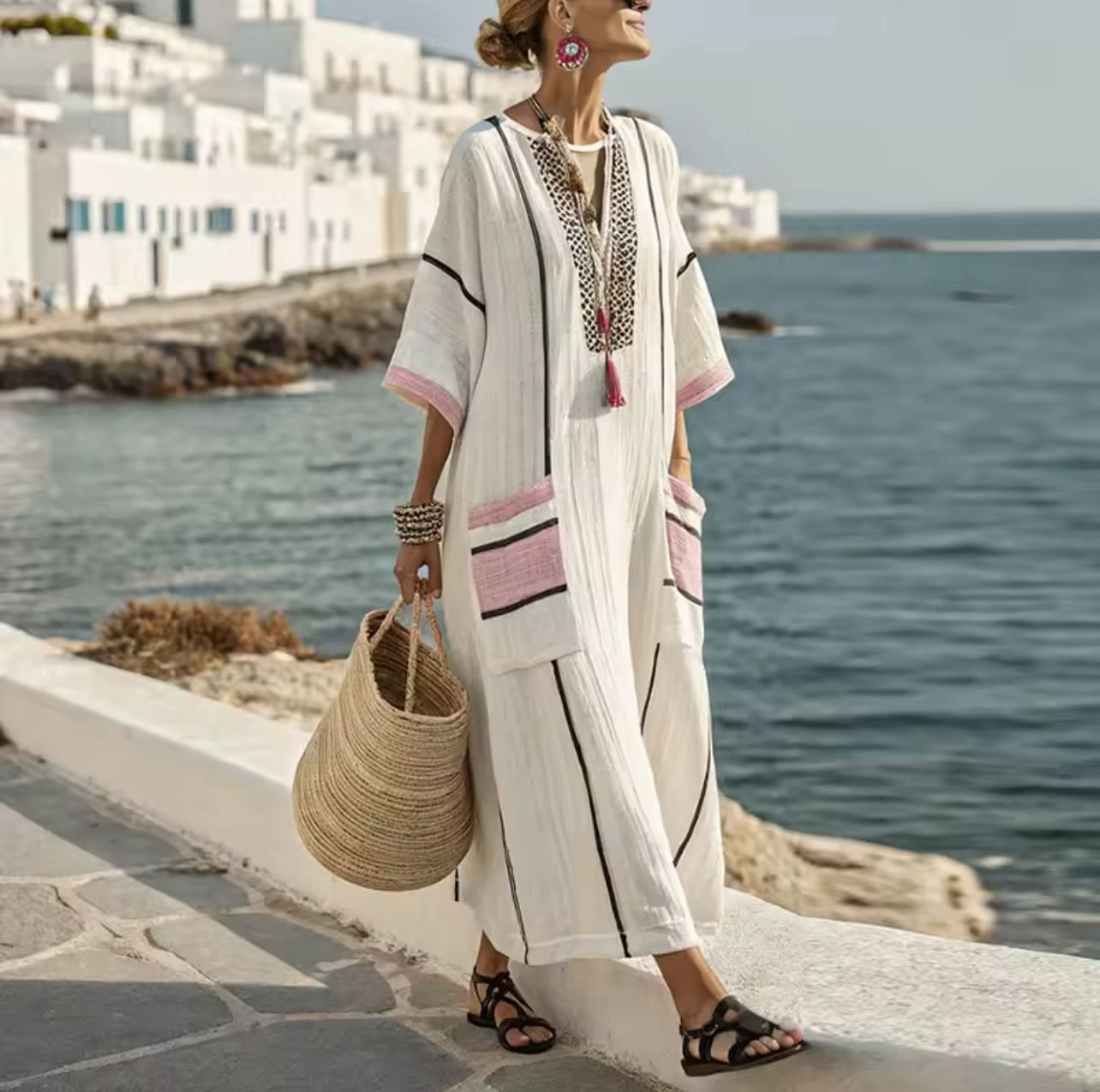 Bárbara - Vestido de Praia Gracioso
