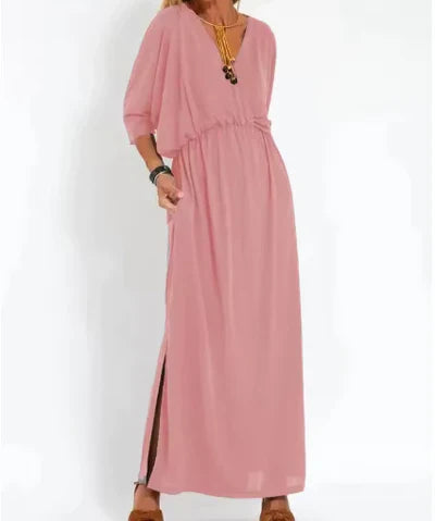 ISABELLA | Vestido longo fluido com estilo único para qualquer ocasião