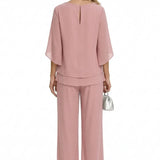 Laura | Conjunto Formal Sofisticado de Corte Solto