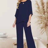 Laura | Conjunto Formal Sofisticado de Corte Solto