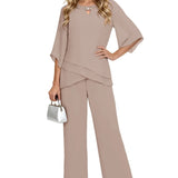 Laura | Conjunto Formal Sofisticado de Corte Solto