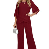 Laura | Conjunto Formal Sofisticado de Corte Solto