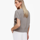 Top de Malha Taupe SS