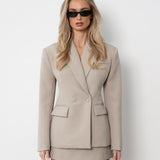 Blazer Premium Taupe - Detalhe