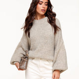 Tricot de Lã Taupe - Sweater