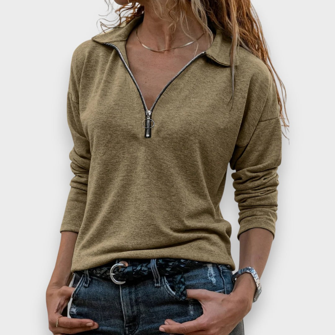 Genebra | Pullover com Meio-Zip