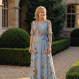 Elowen | Vestido Maxi Floral com Decote em V