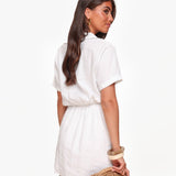 Vestido Linho Branco SS