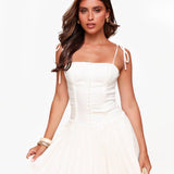 Corset Petite Branco - Vestido