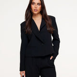 Blazer Cropped Preto